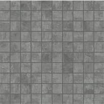 Плитка Floor Gres Rawtech Coal Naturale 3x3 Mosaico 30x30 см, поверхность матовая