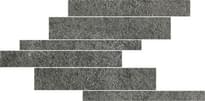 Плитка Floor Gres Walks 1.0 Gray Modulo Listello Sfalstato 21x40 см, поверхность матовая, рельефная