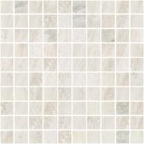 Плитка Floor Gres Walks 1.0 White Mosaico 3x3 30x30 см, поверхность матовая, рельефная
