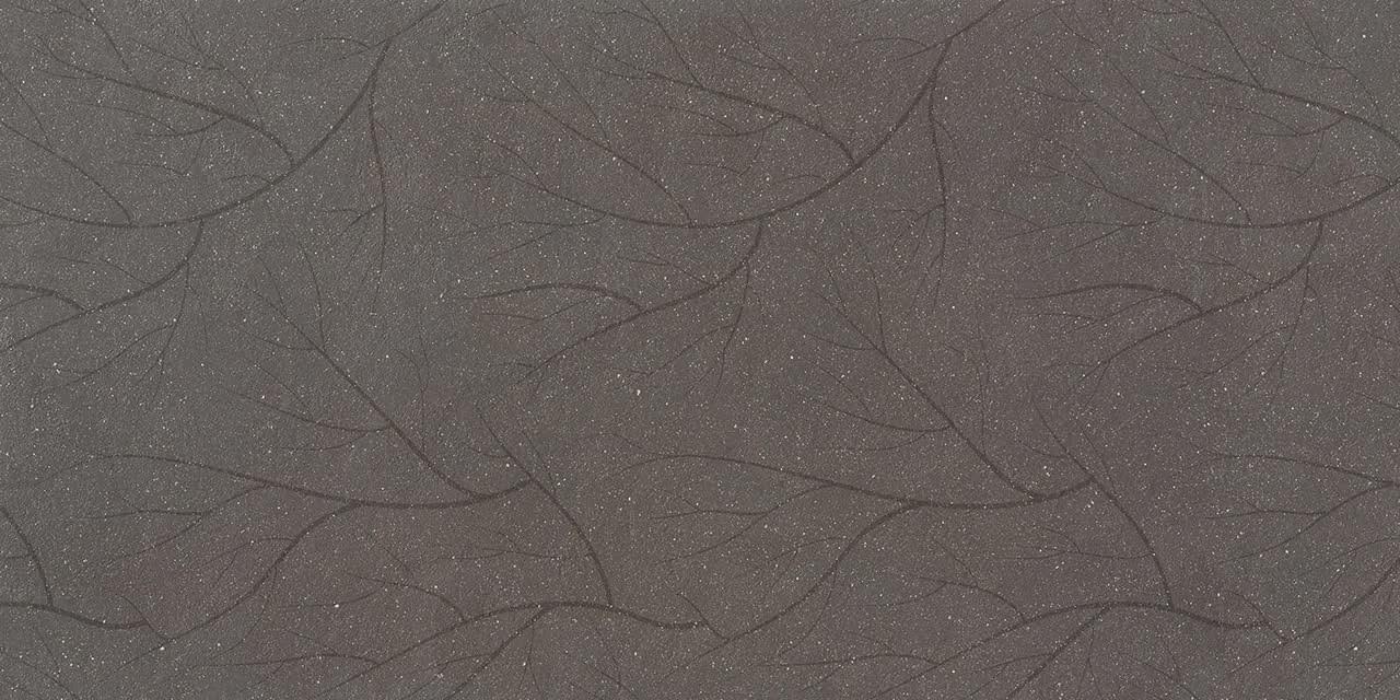 Плитка Florim Earthtech Carbon Ground Decoro Fronds A3 60x120 см, поверхность матовая
