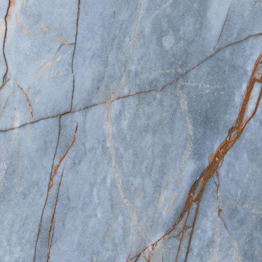 Плитка Florim Heritage Luxe Azure Matte Silk 9 mm 120x120 см, поверхность полуматовая