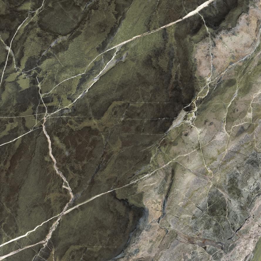 Плитка Florim Heritage Luxe Emerald Matte Silk 9 mm 120x120 см, поверхность полуматовая