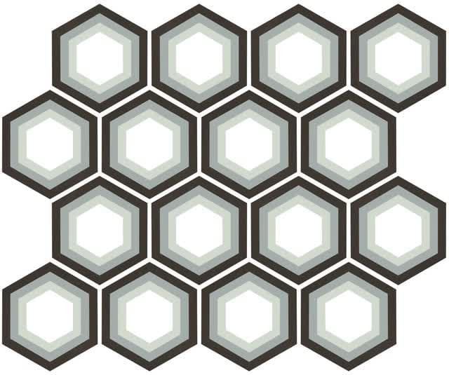 Плитка Florim Netutra 6.0 02 Shades Decor 61.4x70.8 см, поверхность матовая