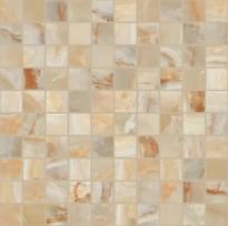 Плитка Florim Onyx And More Golden Onyx Satin Mosaico 30x30 см, поверхность полуматовая