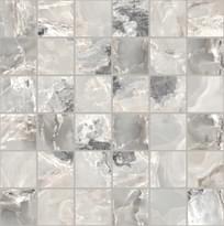 Плитка Florim Onyx And More Silver Blend Satin Mosaico 9 mm 30x30 см, поверхность полуматовая