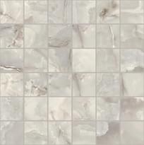 Плитка Florim Onyx And More Silver Onyx Satin Mosaico 9 mm 30x30 см, поверхность полуматовая