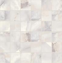 Плитка Florim Onyx And More White Onyx Glossy Mosaico 5x5 9 mm 30x30 см, поверхность глянец