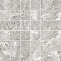 Плитка Florim Onyx And More White Porphyry Mosaico 9 mm 30x30 см, поверхность матовая, рельефная
