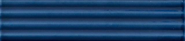 Плитка Florim Sensi Colore Onda 5 Blunotte Glossy 5.7x23.2 см, поверхность глянец