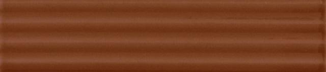 Плитка Florim Sensi Colore Onda 5 Marrone Glossy 5.7x23.2 см, поверхность глянец