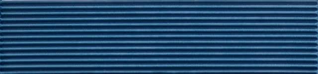 Плитка Florim Sensi Colore Onda 7 Blunotte Glosse 5.7x23.2 см, поверхность глянец