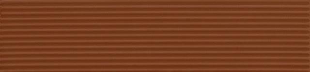Плитка Florim Sensi Colore Onda 7 Marrone Glossy 5.7x23.2 см, поверхность глянец