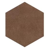 Плитка Florim Sensi Terre By Thun Amaranto Grana Grip Esagono 20x22 см, поверхность матовая, рельефная