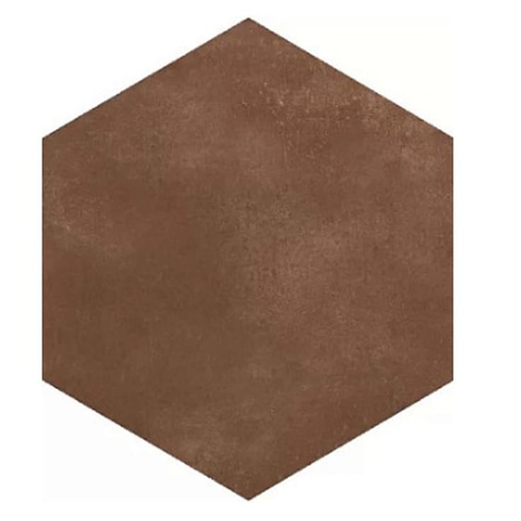 Плитка Florim Sensi Terre By Thun Amaranto Matte Esagono 20x22 см, поверхность матовая