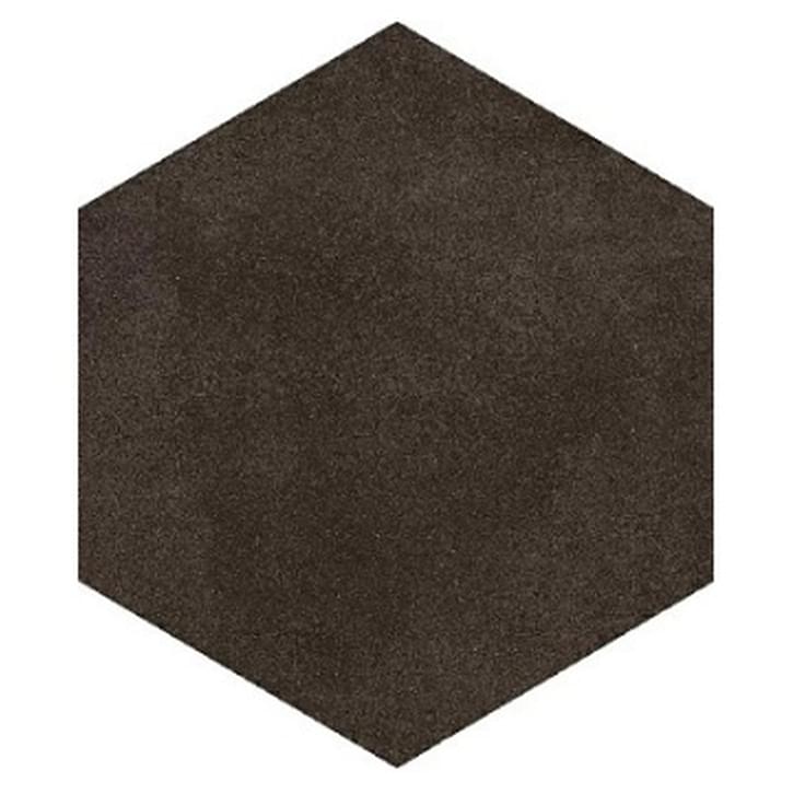 Плитка Florim Sensi Terre By Thun Carbone Grana Grip Esagono 20x22 см, поверхность матовая, рельефная