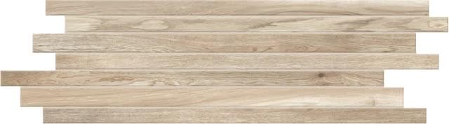 Плитка Florim Wooden Tile Wooden Almond Modulo Listello Sfalsato Naturale 20x60 см, поверхность матовая