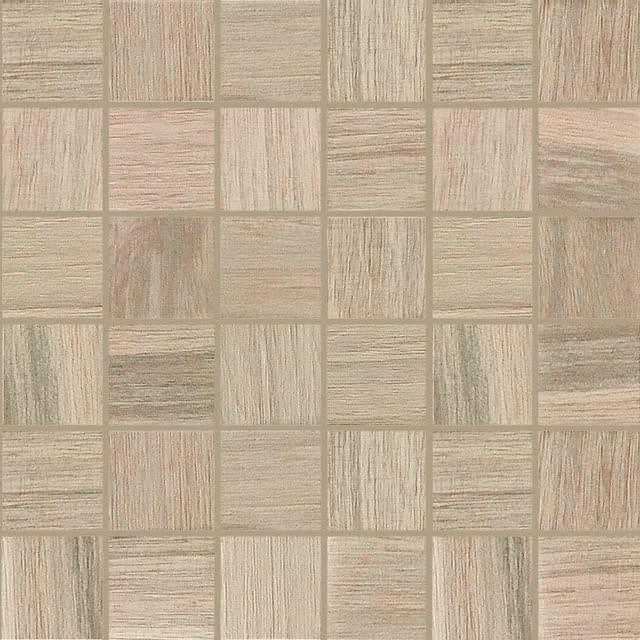 Плитка Florim Wooden Tile Wooden Almond Mosaico Naturale 30x30 см, поверхность матовая