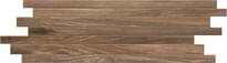 Плитка Florim Wooden Tile Wooden Walnut Modulo Listello Sfalsato Naturale 20x60 см, поверхность матовая