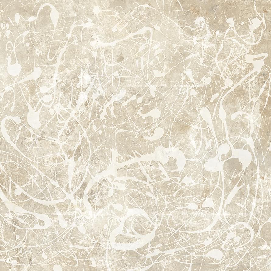 Плитка Fondovalle Action Paint Light White 120x120 см, поверхность матовая