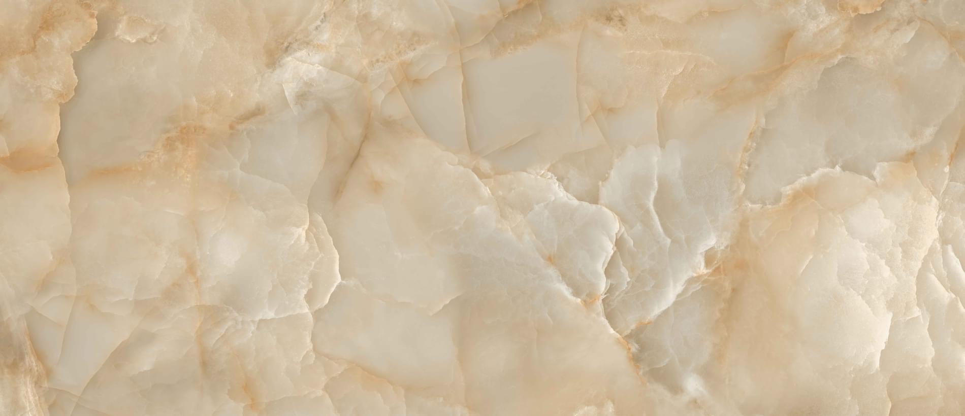 Плитка Fondovalle Infinito 2.0 Onyx Cream Crystal Polished 120x278 см, поверхность полуматовая
