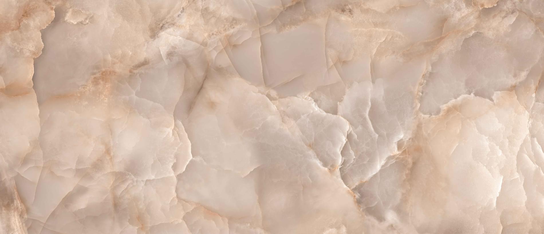Плитка Fondovalle Infinito 2.0 Onyx Peach Crystal Polished 120x278 см, поверхность полуматовая