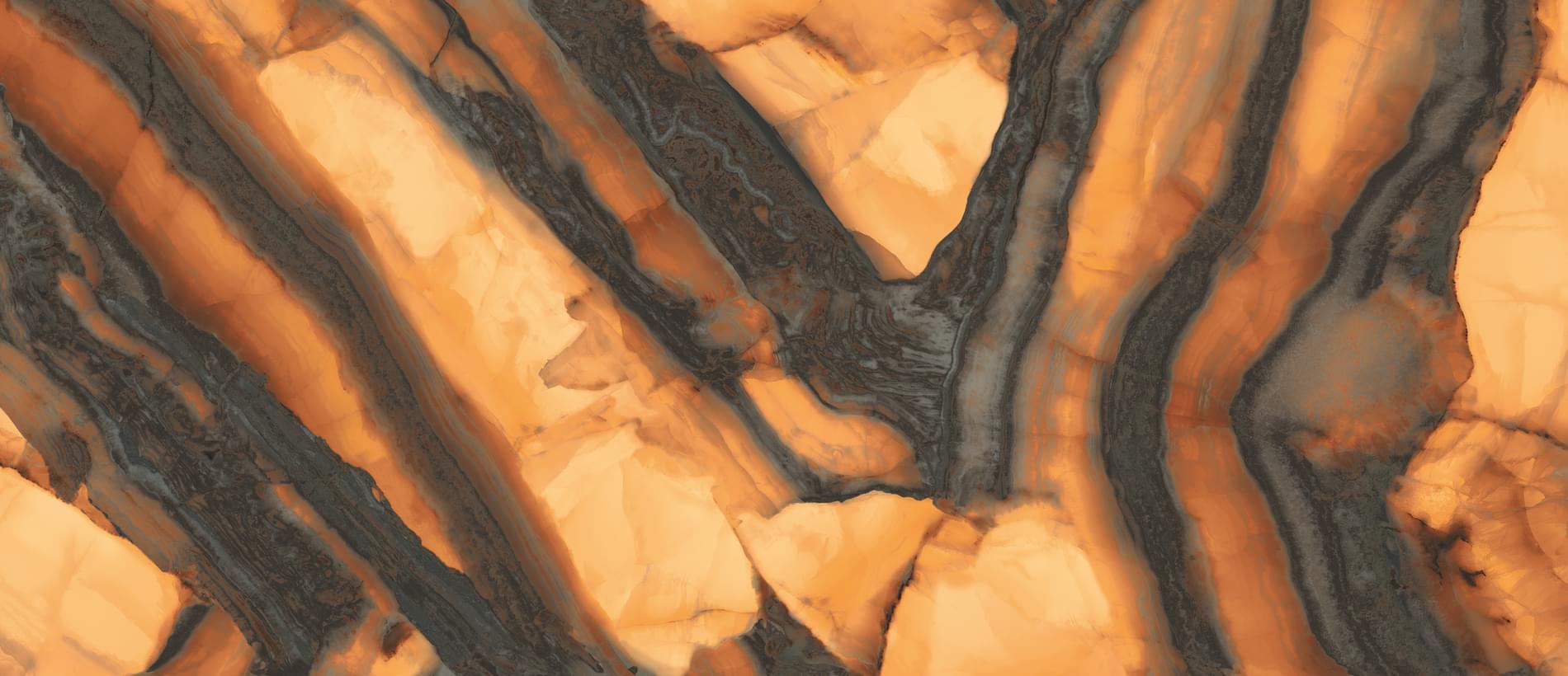 Плитка Fondovalle Infinito 2.0 Tiger All-Light Polished 120x278 см, поверхность полированная