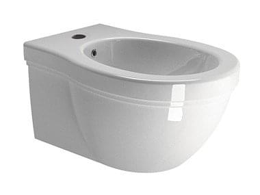 Плитка GSI Classic Биде подвесное CLASSIC с крепежом белый  поверхность глянец