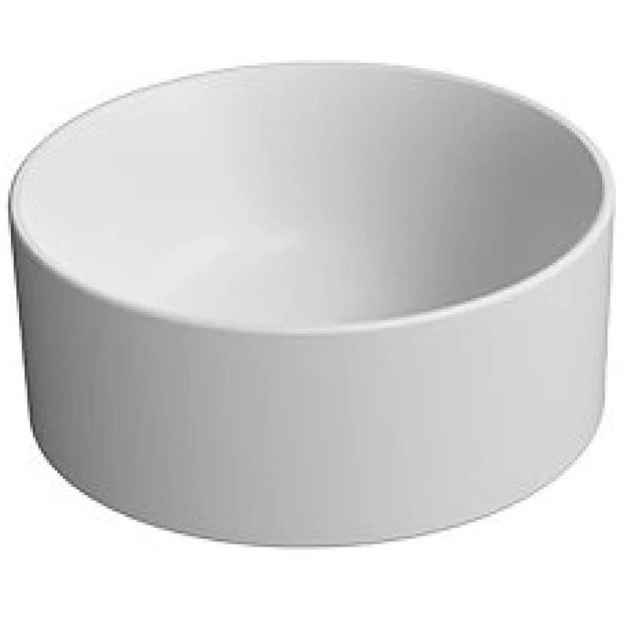 Плитка GSI Kube X Раковина накладная KUBE X круглая 320x320x120 мм белый матовый  поверхность матовая