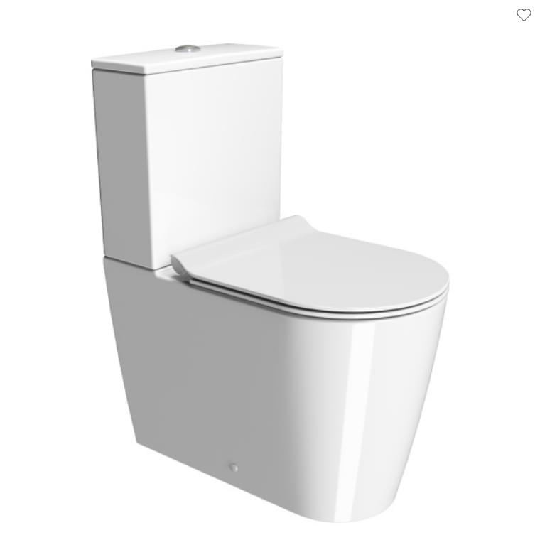 Плитка GSI Kube X Унитаз напольный KUBE X Genius Flush с крепежом без бачка без сиденья белый  поверхность глянец