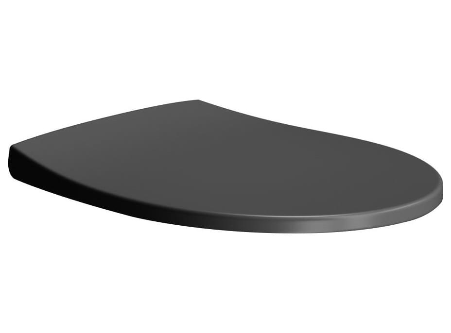Плитка GSI Modo Сиденье для унитаза MODO с крышкой Soft Close черный матовый  поверхность матовая