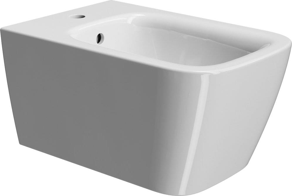 Плитка GSI Nubes Биде подвесное NUBES с креплением белый  поверхность глянец