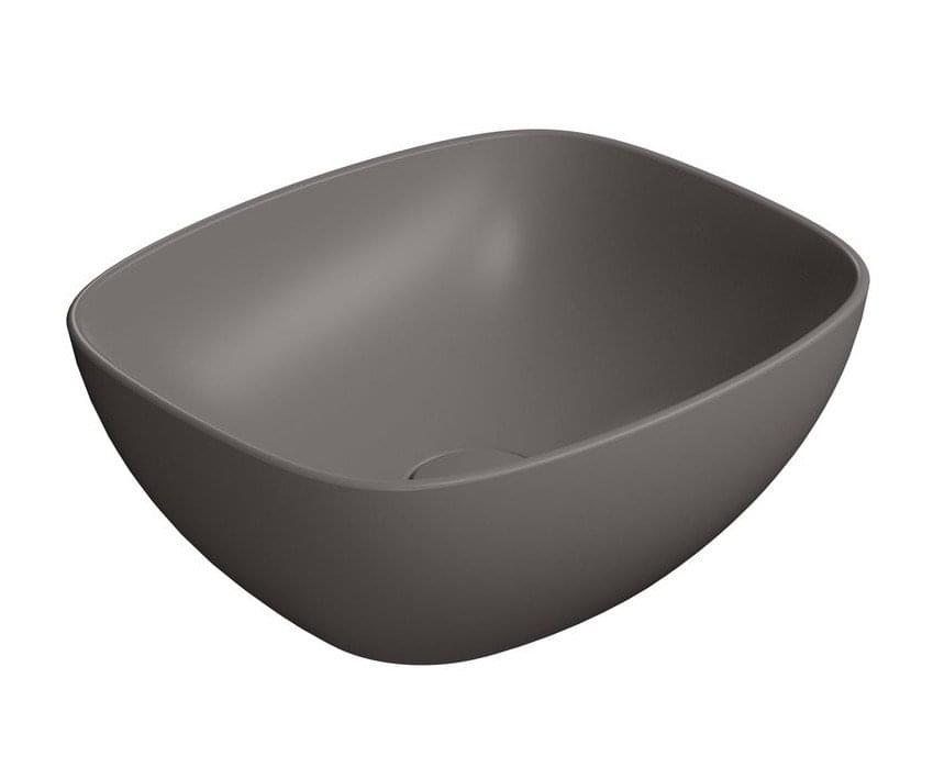 Плитка GSI Nubes Раковина накладная NUBES 400x350x160 мм коричневый матовый  поверхность матовая