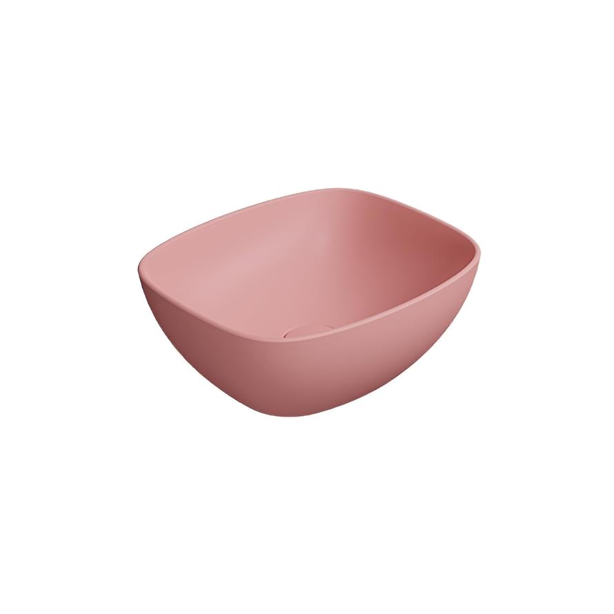 Плитка GSI Nubes Раковина накладная NUBES 400x350x160 мм розовый матовый  поверхность матовая