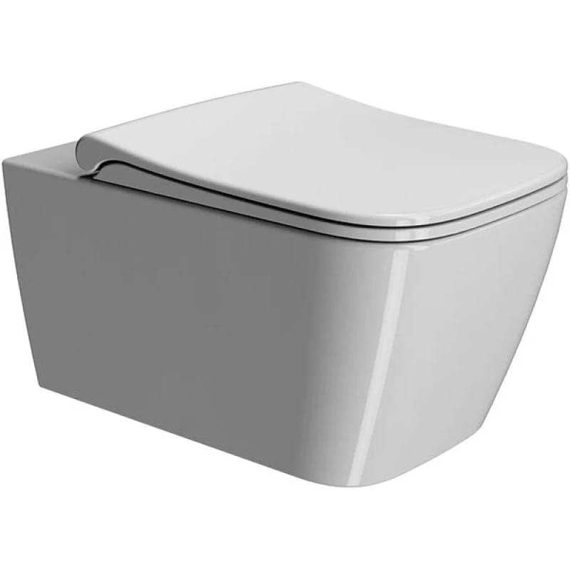 Плитка GSI Nubes Унитаз подвесной NUBES Swirlflush с креплением без сиденья белый  поверхность глянец