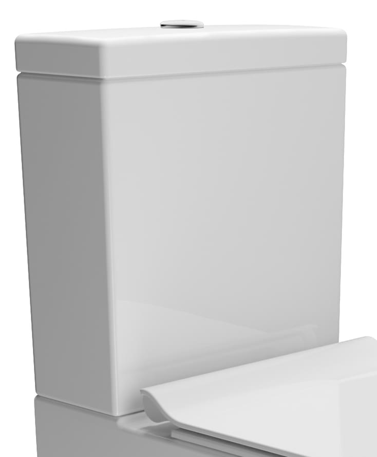 Плитка GSI Pura Бачок для напольного унитаза PURA со смывным механизмом белый  поверхность глянец