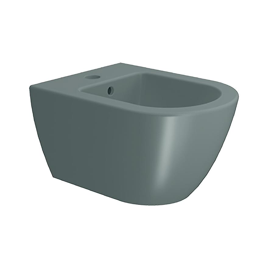 Плитка GSI Pura Биде подвесное PURA Swirlflush с креплением зеленый матовый  поверхность матовая