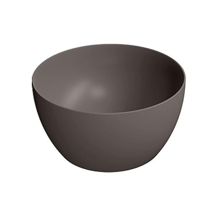 Плитка GSI Pura Раковина накладная PURA круглая 420x420x220 мм коричневый матовый  поверхность матовая