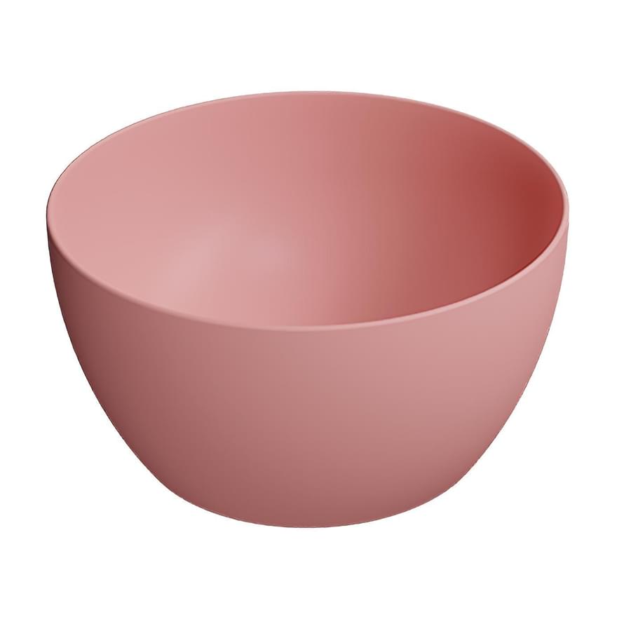 Плитка GSI Pura Раковина накладная PURA круглая 420x420x220 мм розовый матовый  поверхность матовая
