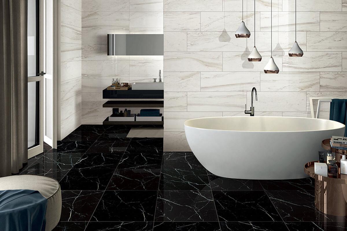 керамогранит фабрики Gani коллекция Nero Marquina