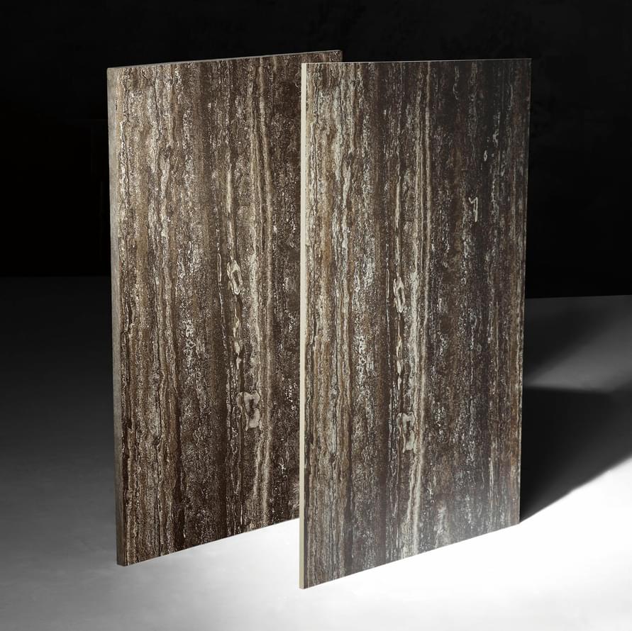 керамогранит фабрики Gani коллекция Silver Grey Travertine