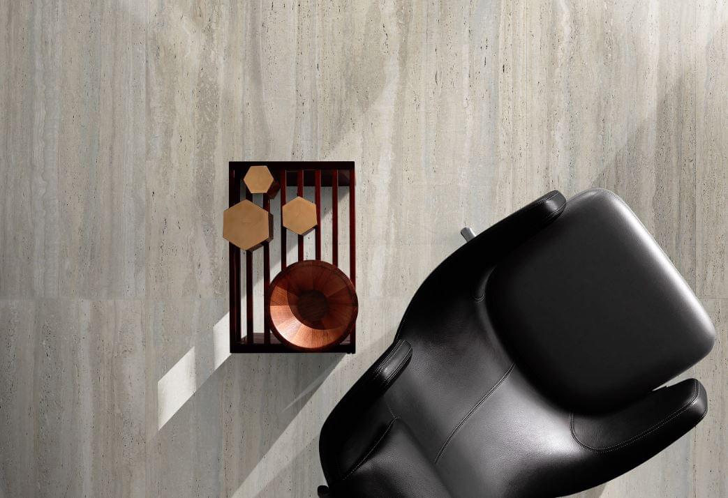 керамогранит фабрики Gani коллекция Silver Grey Travertino