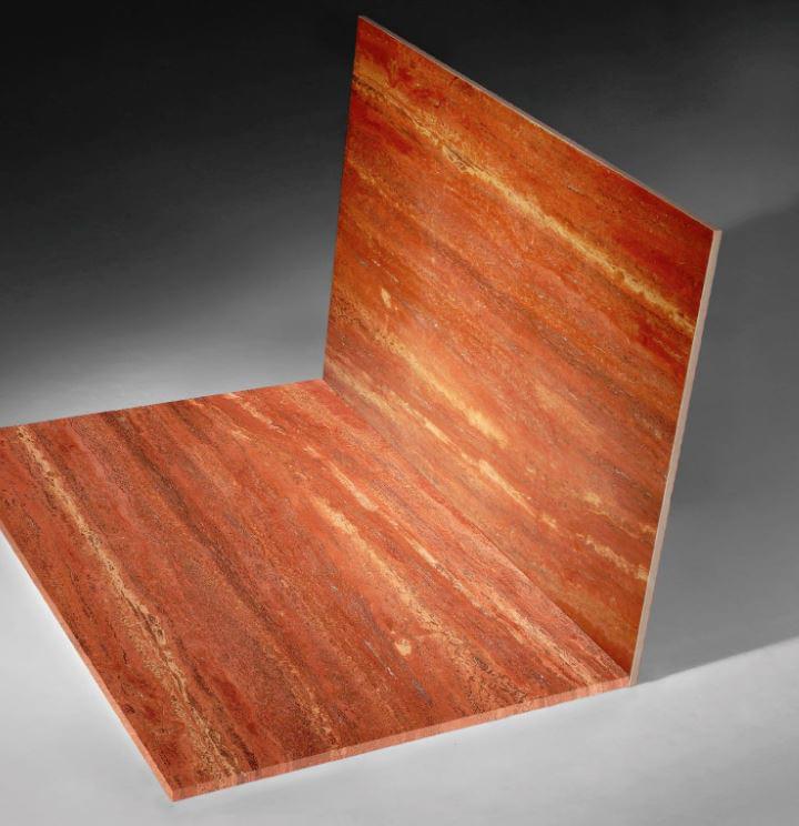 керамогранит фабрики Gani коллекция Travertino Persiano Rosso