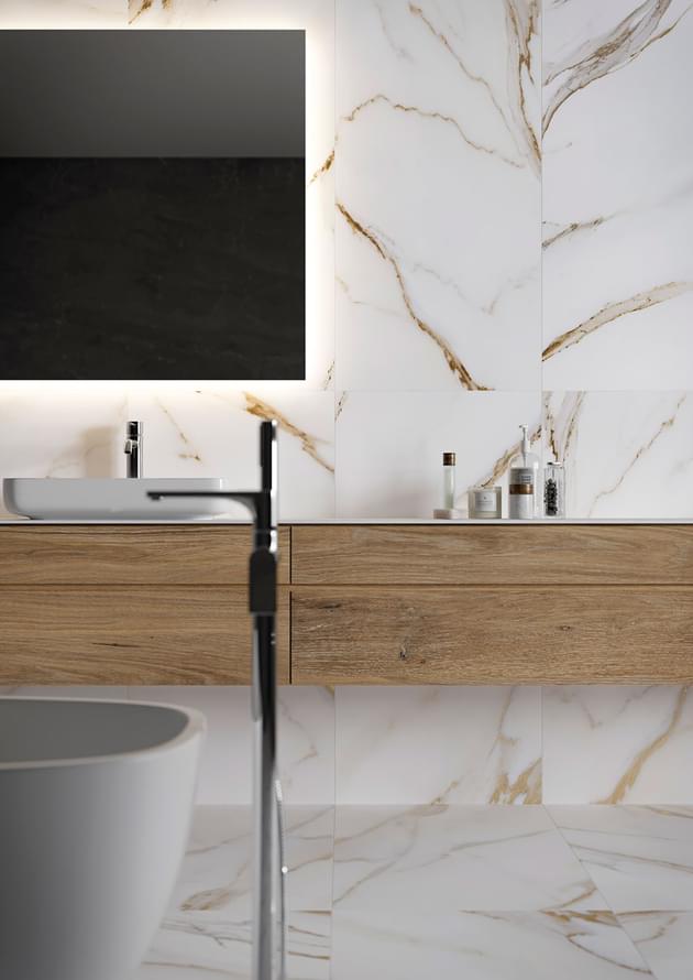 керамогранит фабрики Gayafores коллекция Calacatta Gold