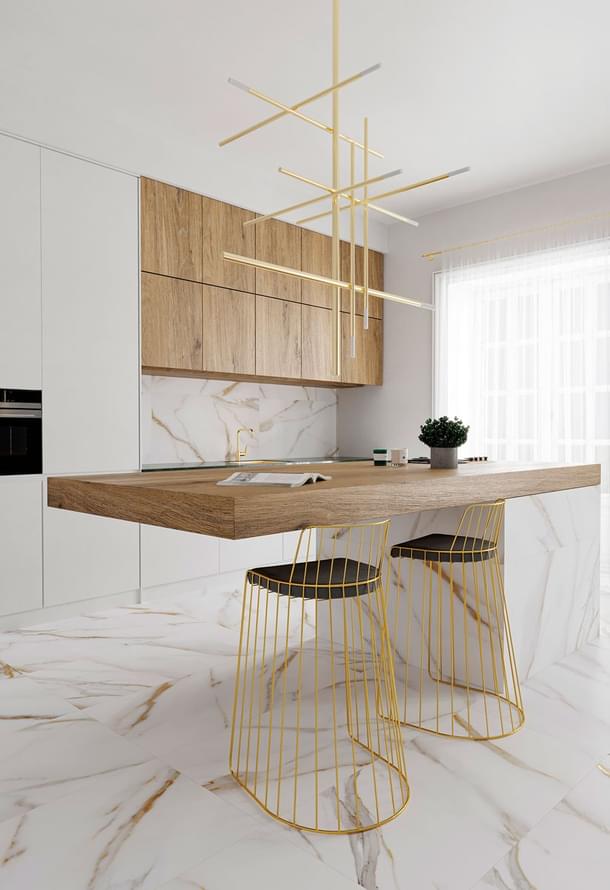 керамогранит фабрики Gayafores коллекция Calacatta Gold
