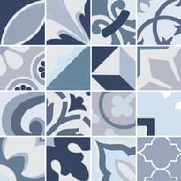Плитка Gayafores Lumier Mosaico Blue 30x30 см, поверхность матовая