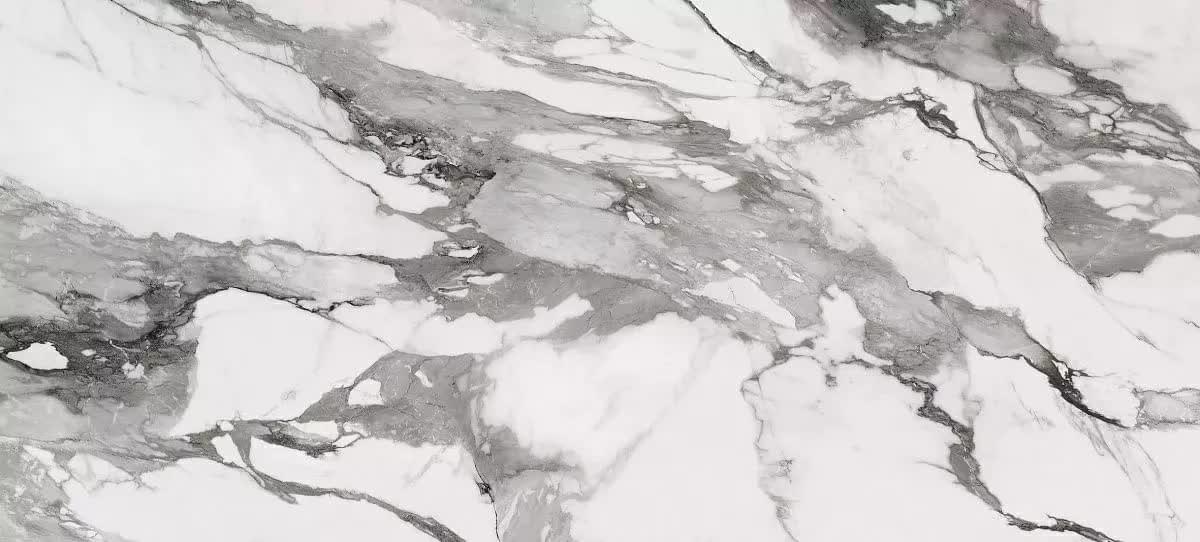 Плитка Geotiles Crash Blanco Satin Matt 120x280 см, поверхность матовая