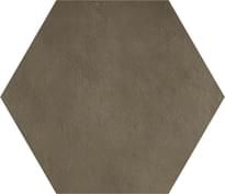 Плитка Gigacer Argilla Dark Large Hexagon Material 6 Mm 36x31 см, поверхность матовая, рельефная