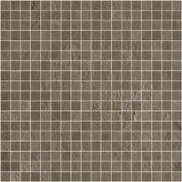 Плитка Gigacer Argilla Dark Mosaic 1.5X1.5 Mosaic Material 6 Mm 30x30 см, поверхность матовая, рельефная