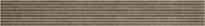 Плитка Gigacer Argilla Dark Stripes 1.5X120 Mosaic Material 6 Mm 15x120 см, поверхность матовая, рельефная