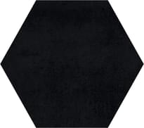 Плитка Gigacer Concrete Black Small Hexagon 6 Mm 18x16 см, поверхность матовая, рельефная